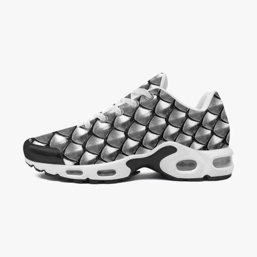 Silver Armor Scales Cushion Air Sneakers - Image 4