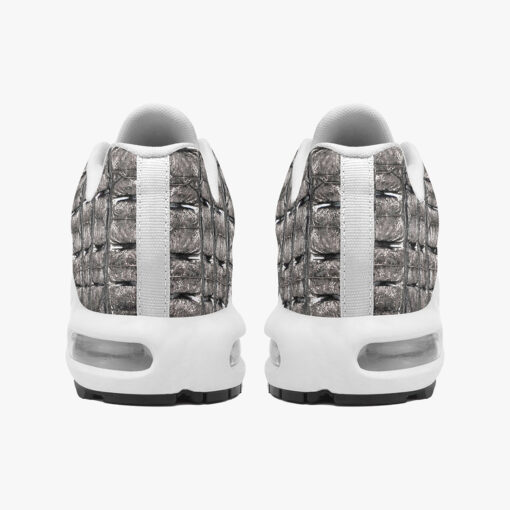 Gray Alligator Pattern Cushion Air Sneakers - Image 4