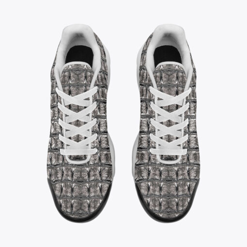 Gray Alligator Pattern Cushion Air Sneakers - Image 5