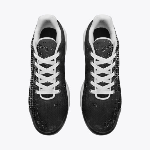 Metal Grid Cracks Scratches Cushion Air Sneakers - Image 6