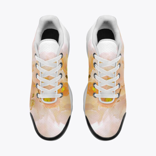 Yellow Sakura Flowers Cushion Air Sneakers - Image 6