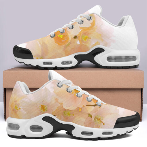 Yellow Sakura Flowers Cushion Air Sneakers - Image 3