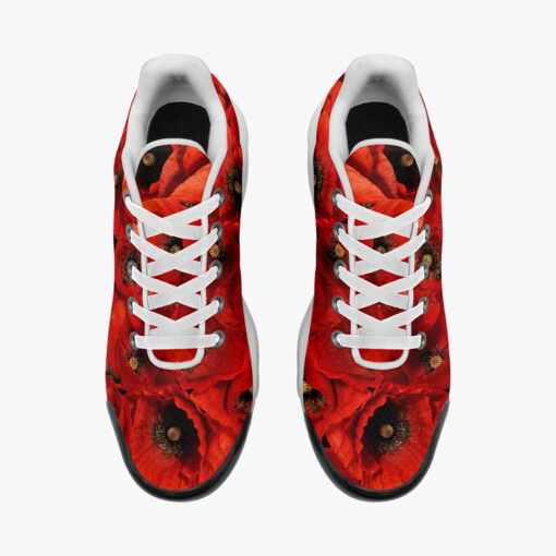 Red Poppies Flowers Cushion Air Sneakers - Image 6