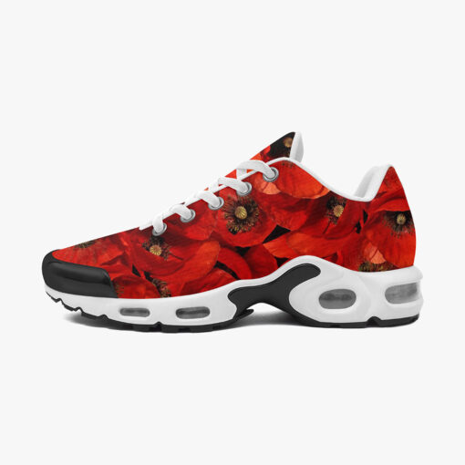 Red Poppies Flowers Cushion Air Sneakers - Image 4