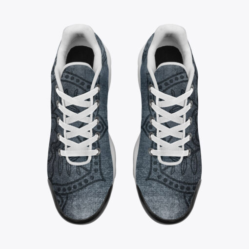 Vintage Ornament Grunge Scratch Cushion Air Sneakers - Image 6