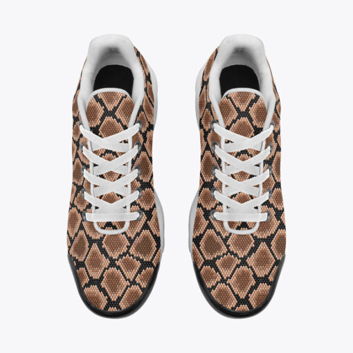 Brown Snake Skin Ornament Cushion Air Sneakers - Image 6