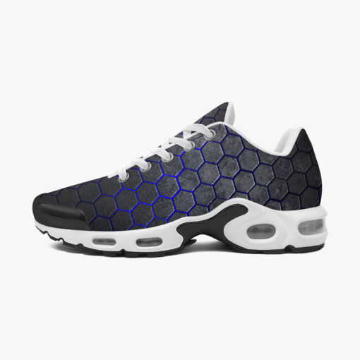 Hexagons Blue Glow Cushion Air Sneakers - Image 4