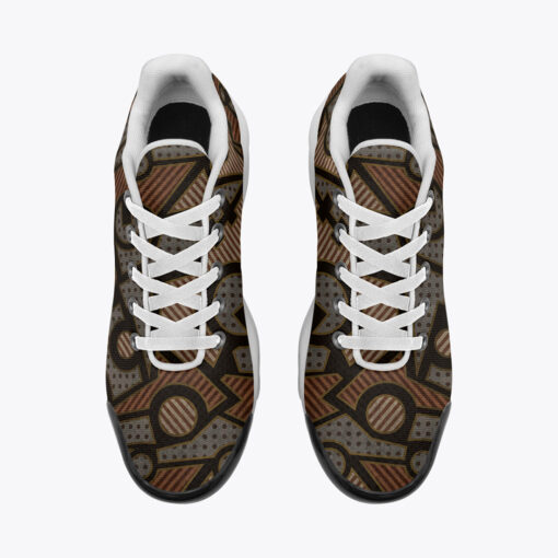 Rusty Mechanic Geometric Cushion Air Sneakers - Image 6