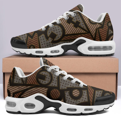 Rusty Mechanic Geometric Cushion Air Sneakers - Image 3