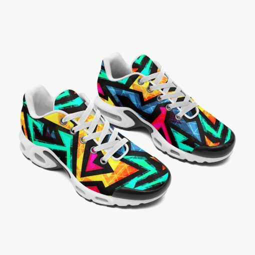 Bright Geometric Cushion Air Sneakers