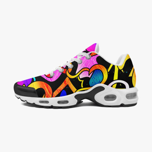 Bright Graffiti Cushion Air Sneakers - Image 4