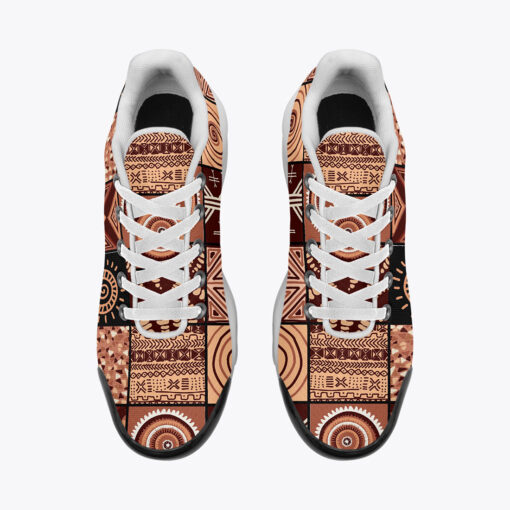 Ethnic Patchwork African Cushion Air Sneakers - Image 4