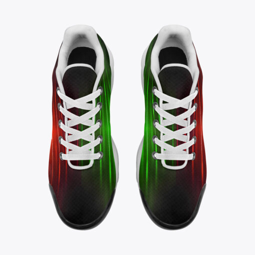 Red Green Smoke Neon Light Cushion Air Sneakers - Image 6