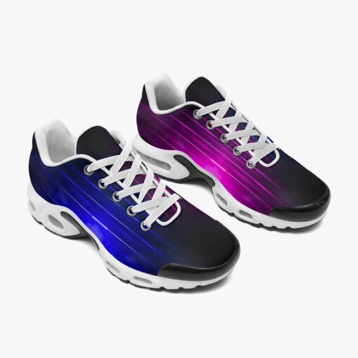 Blue Pink Smoke Neon Light Cushion Air Sneakers