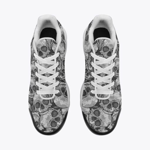 Gray Skulls Camouflage Cushion Air Sneakers - Image 6