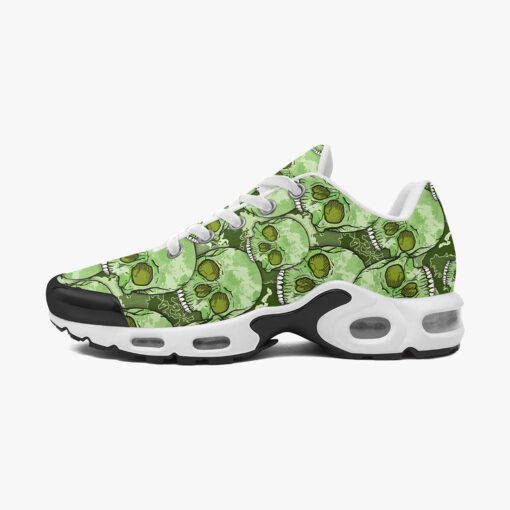 Green Skulls Camouflage Cushion Air Sneakers - Image 4