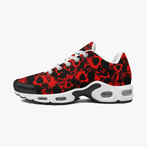 Red Skulls Grunge Cushion Air Sneakers - Image 4