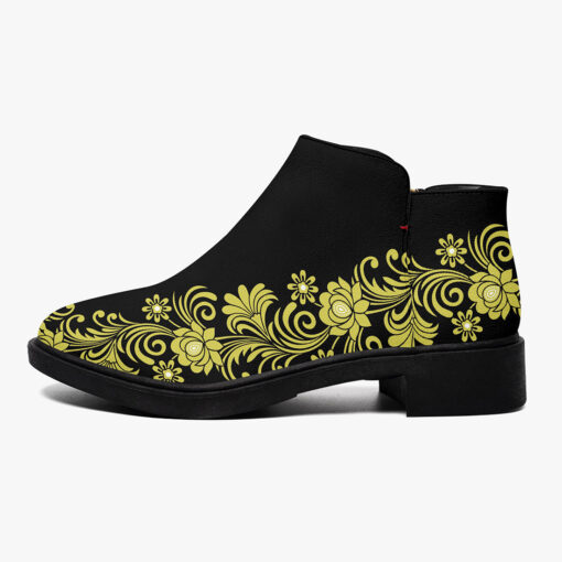 Floral Border Fashion Boots - Image 4