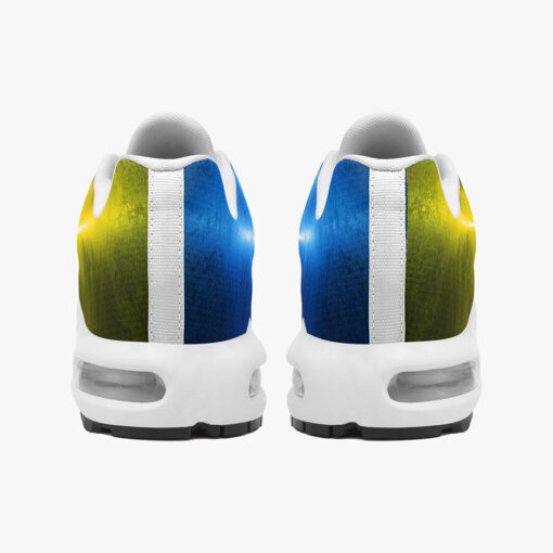 Yellow Blue Sci-Fi Neon Light Cushion Air Sneakers - Image 5