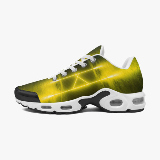 Yellow Blue Sci-Fi Neon Light Cushion Air Sneakers - Image 4