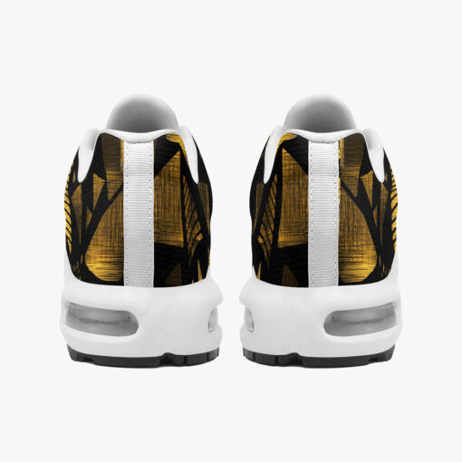 Golden Geometric Shapes Cushion Air Sneakers - Image 5