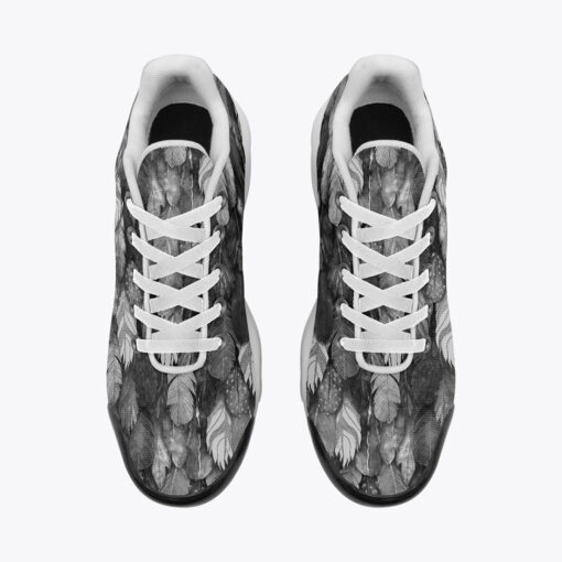 Black Feathers Plumage Cushion Air Sneakers - Image 6