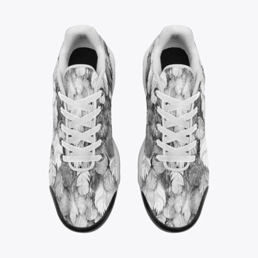 White Feathers Plumage Cushion Air Sneakers - Image 6