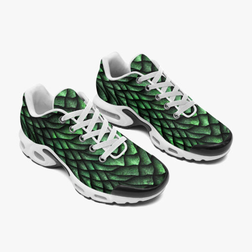 Green Dragon Scales Cushion Air Sneakers