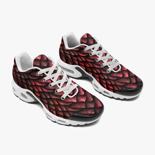 Red Dragon Scales Cushion Air Sneakers