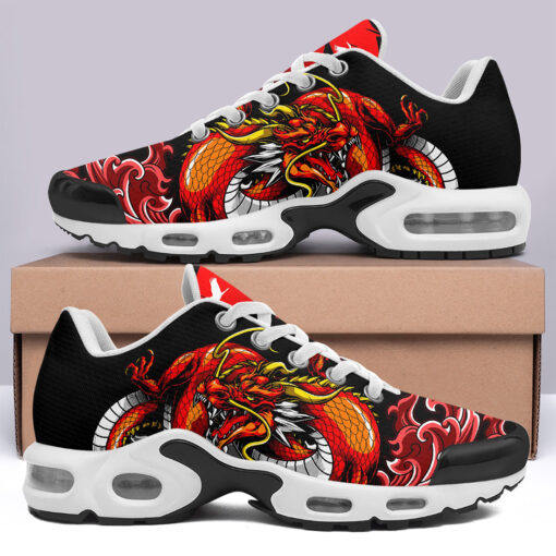 Japanese Red Dragon Cushion Air Sneakers - Image 3