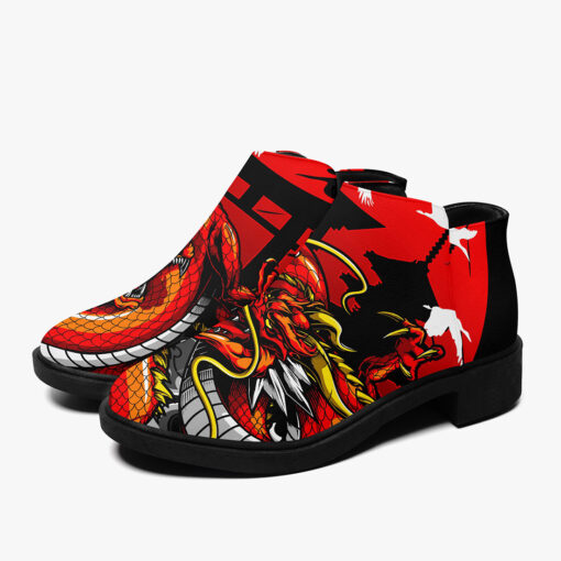 Japanese Red Dragon Fashion Boots - Image 5