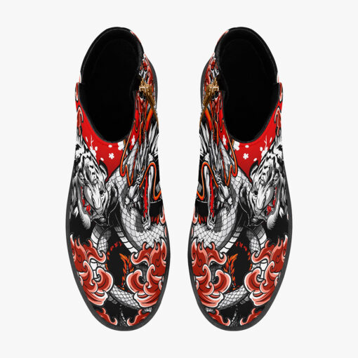 Dragon Tiger Fight Fashion Boots - Image 7