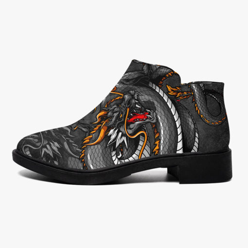 Fantasy Japanese Dragon Fashion Boots - Image 4