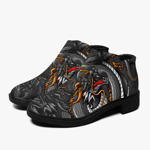 Fantasy Japanese Dragon Fashion Boots - Image 5