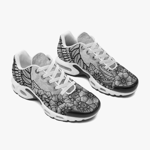 Mehndi Ornament Lotus Flower Cushion Air Sneakers