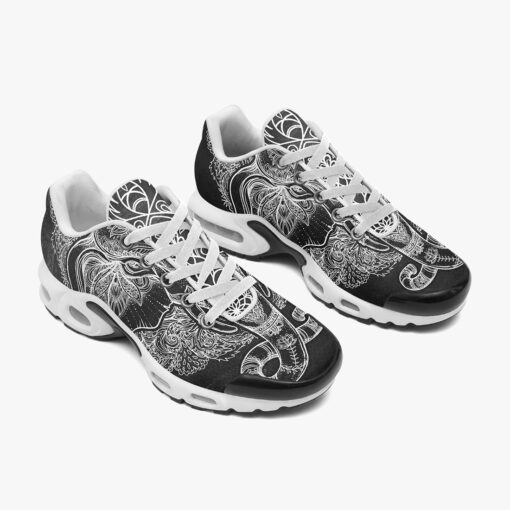 Tribal Elephant Over Mandala Cushion Air Sneakers