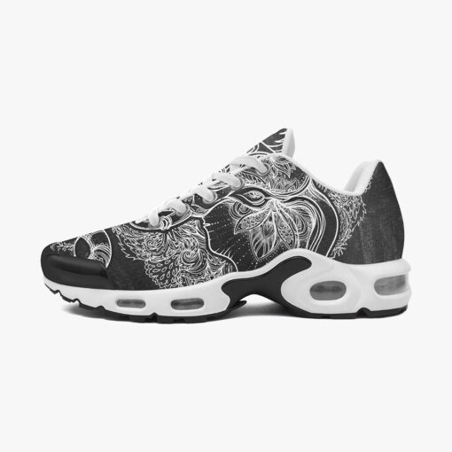 Tribal Elephant Over Mandala Cushion Air Sneakers - Image 4