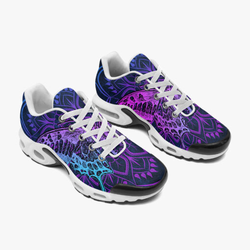 Neon Mandala And Butterfly Cushion Air Sneakers