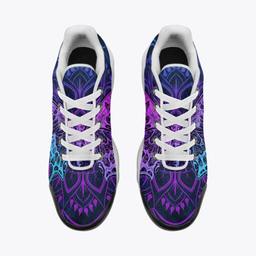 Neon Mandala And Butterfly Cushion Air Sneakers - Image 6