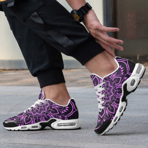 Purple Mandala Cushion Air Sneakers - Image 2