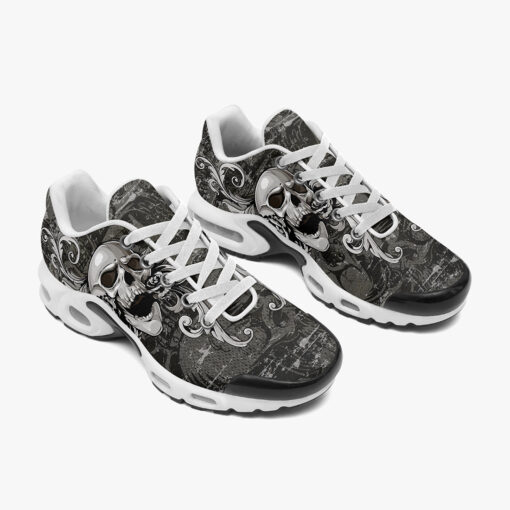 Skull with Flowers Cushion Air Sneakers