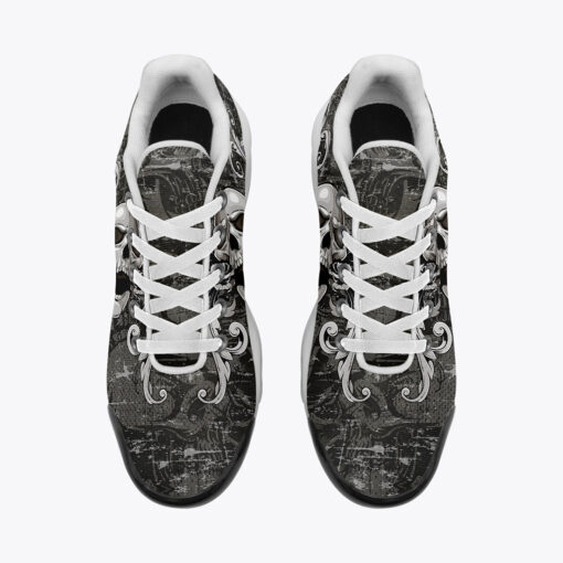 Skull with Flowers Cushion Air Sneakers - Image 6