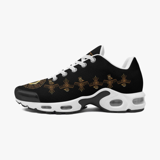 Maya Ethnic Golden Mask Cushion Air Sneakers - Image 4