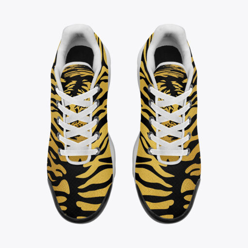 Black Tiger on Gold Cushion Air Sneakers - Image 6