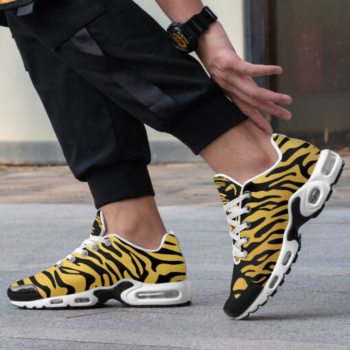 Black Tiger on Gold Cushion Air Sneakers - Image 2