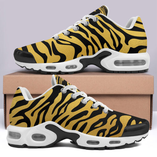 Black Tiger on Gold Cushion Air Sneakers - Image 3