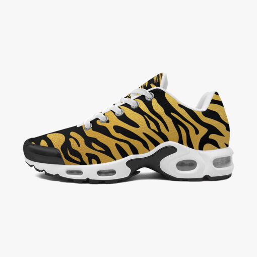 Black Tiger on Gold Cushion Air Sneakers - Image 4