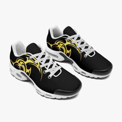 Gold Tribal Tattoo Print Cushion Air Sneakers