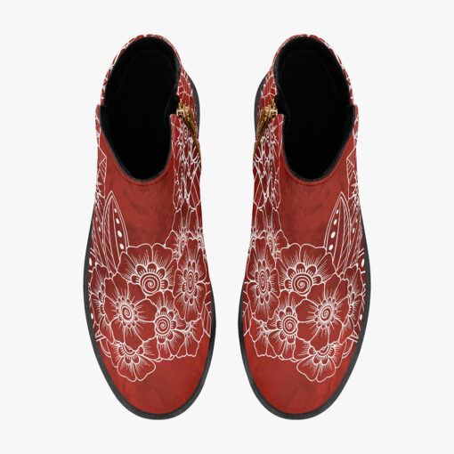 Mehndi Flower Ornament Fashion Boots - Image 3