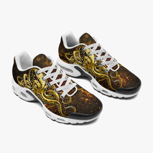 Golden Octopus Tentacles Cushion Air Sneakers